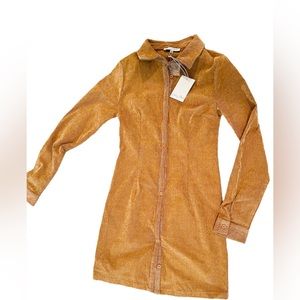 Emory Park shirt dress corduroy. Size M.